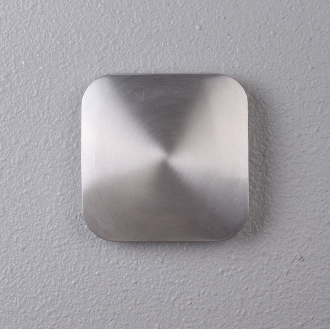 Vox LED 9 Watt Exterior Surface Mount Up / Down Wall Light in Polished Aluminium