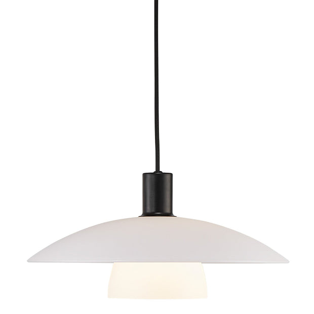 Verona Contemporary Pendant Light Opal White