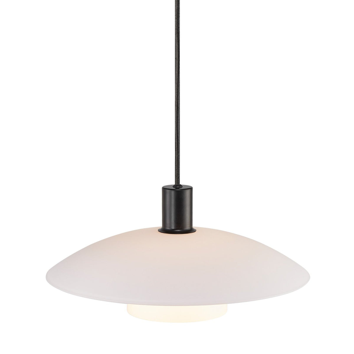 Verona Contemporary Pendant Light Opal White