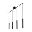 Vico 4-Rail Scandinavian Pendant Light Black