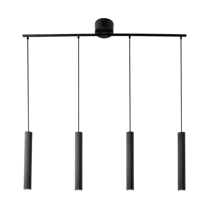 Vico 4-Rail Scandinavian Pendant Light Black