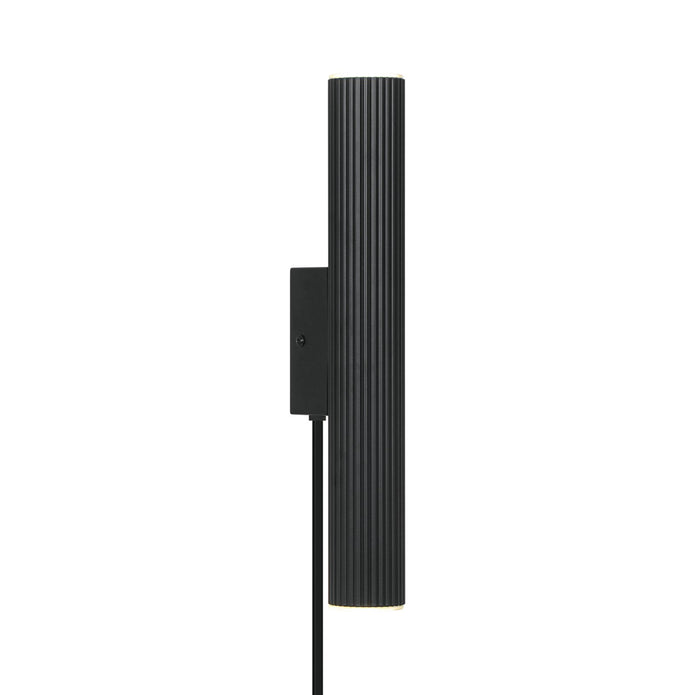 Vico long Scandinavian Wall Light Black
