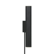 Vico long Scandinavian Wall Light Black