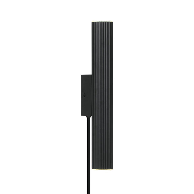 Vico long Scandinavian Wall Light Black