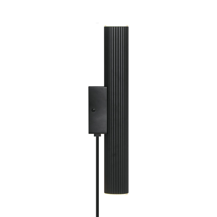 Vico long Scandinavian Wall Light Black