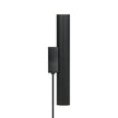 Vico long Scandinavian Wall Light Black