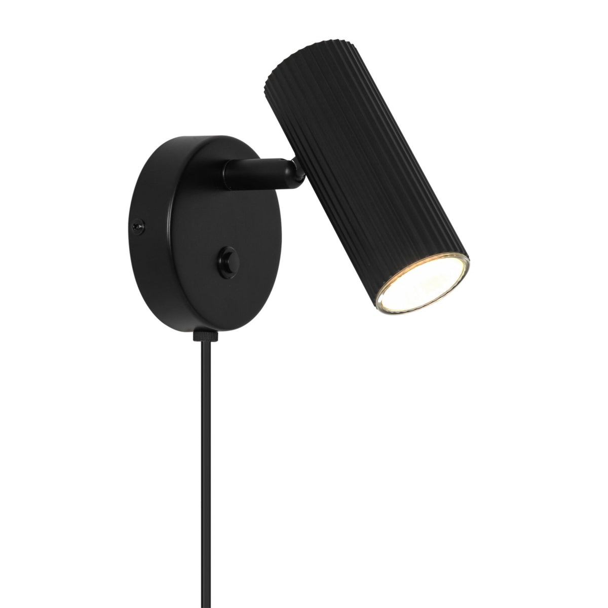 Vico Scandinavian Wall Light Black