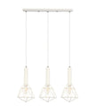 BLACKBAND & WHITEBAND Pendant Light 3x Bird Cage With Bar Base
