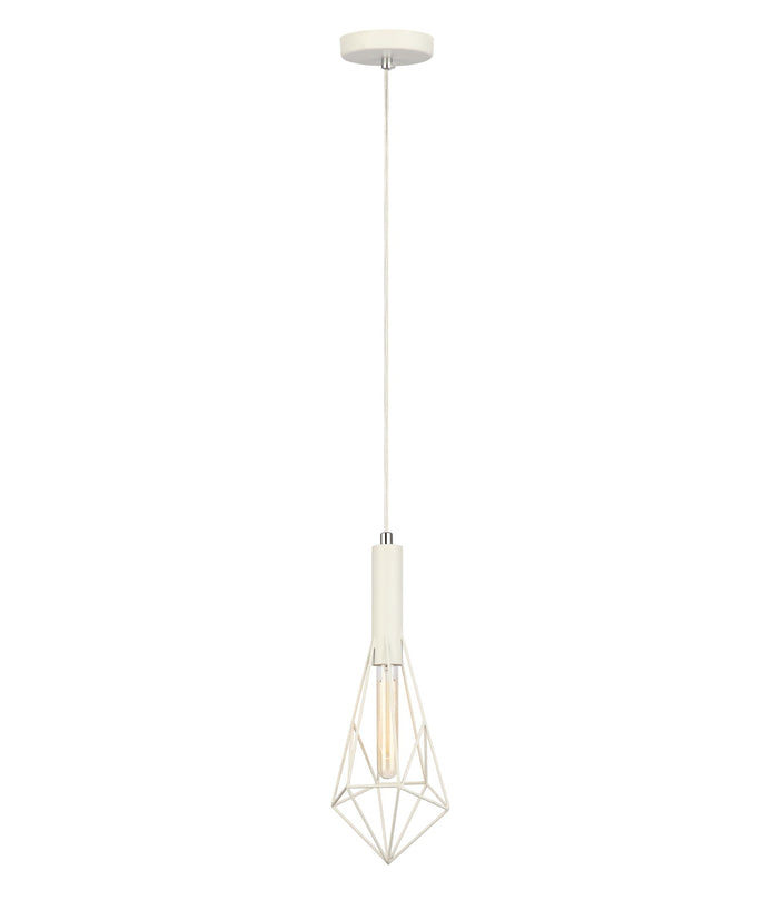 BLACKBAND & WHITEBAND Small Diamond Shape Bird Cage Pendant Lights