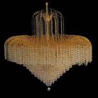 Thumbnail for Waterfall 1100 Gold Chandelier - CRPWAT191100GD