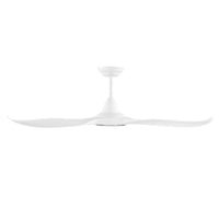 Thumbnail for White Eglo Noosa 52 inch DC Ceiling Fan - 203371