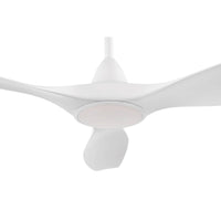 Thumbnail for White Eglo Noosa 60 inch DC Ceiling Fan with Light - 202973