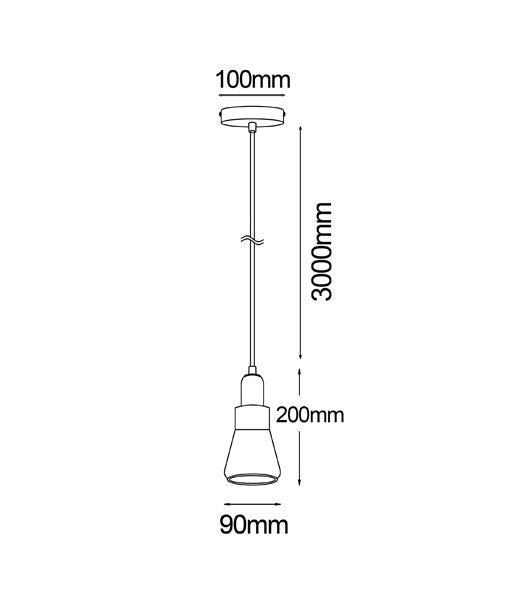 YARRA Pendant Light Dimensions