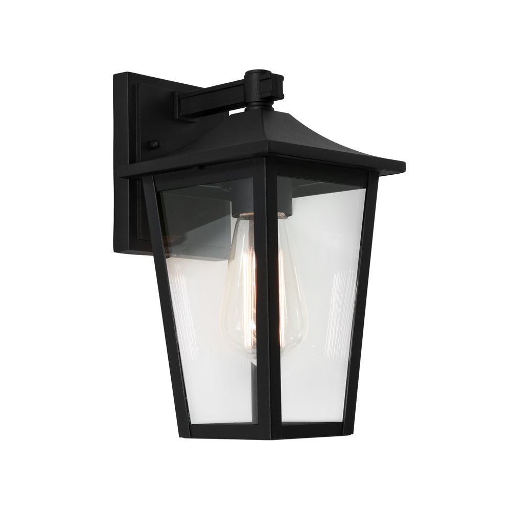 York 1 Light Exterior Black