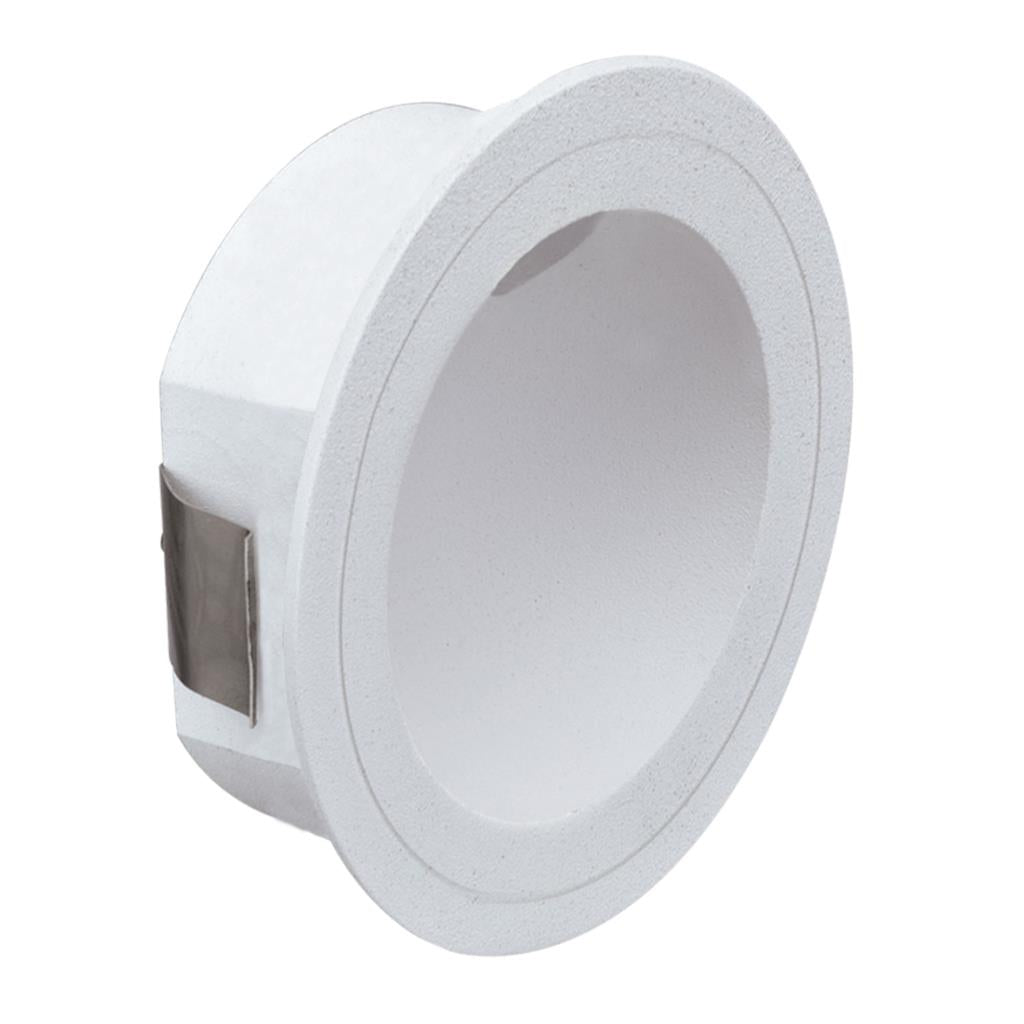 you 3w round recessed led step light ip54 240v white