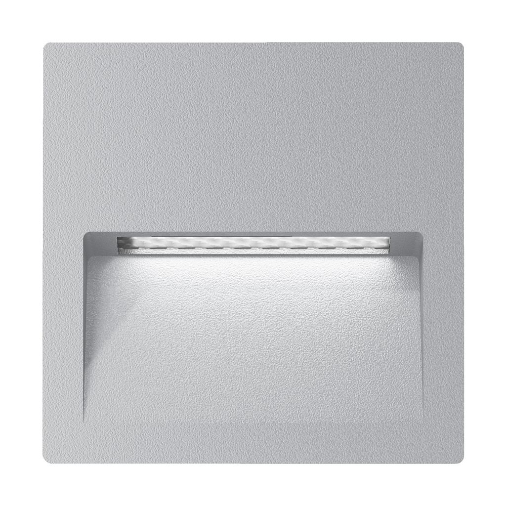 zac 4 4w square recessed led wall light ip65 240v zac 4 sqr slr