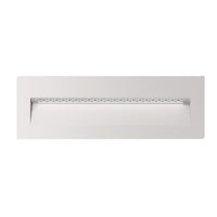 Thumbnail for zac 8w recessed led wall light ip65 240v white