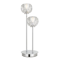 Thumbnail for Zaha 2 Light Table Lamp in Chrome with Crystal Diffuser