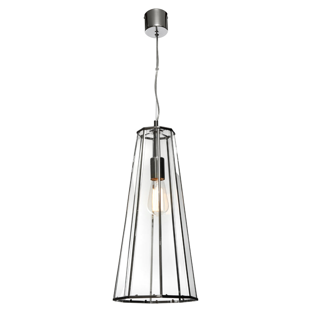 Zara 1 Light Pendant Chrome