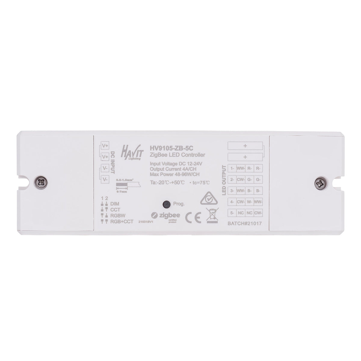 HV9105-ZB-5C- Zigbee LED Strip Receiver