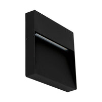 Thumbnail for zeke 9 9w square led wall light 240v black