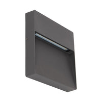 Thumbnail for zeke 9 9w square led wall light 240v dark grey