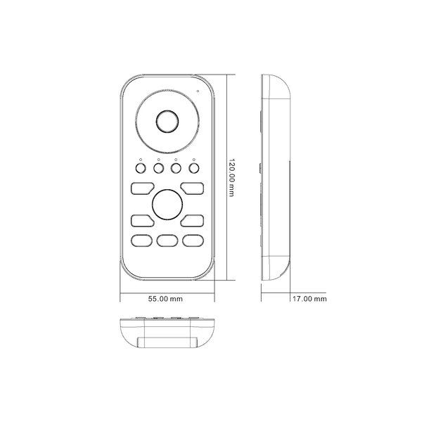 HV9102-ZB-RGBWREM - RGBW Zigbee LED Remote Controller