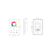 HV9101-ZB-RGBWTP - RGBW Zigbee LED Touch Panel
