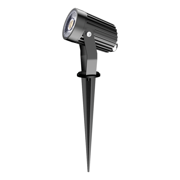 zoom pro 5w 12 24v dc garden spike c w hood blk zoom pro 5