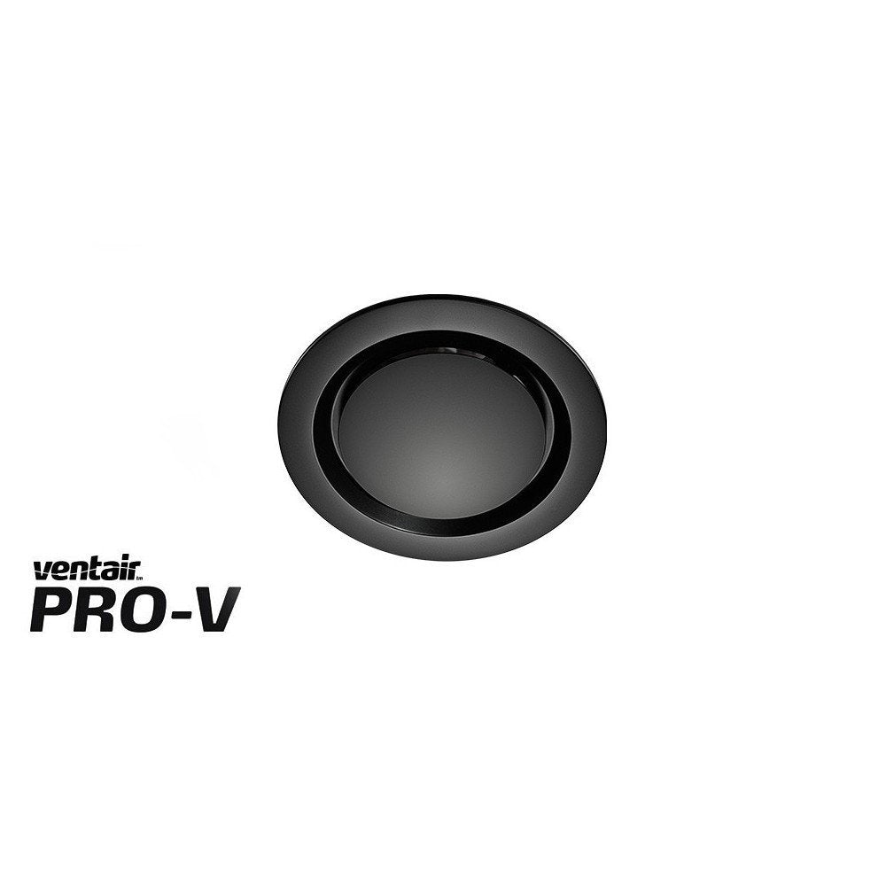 Airbus 200 Exhaust Fan with Black Round Fascia