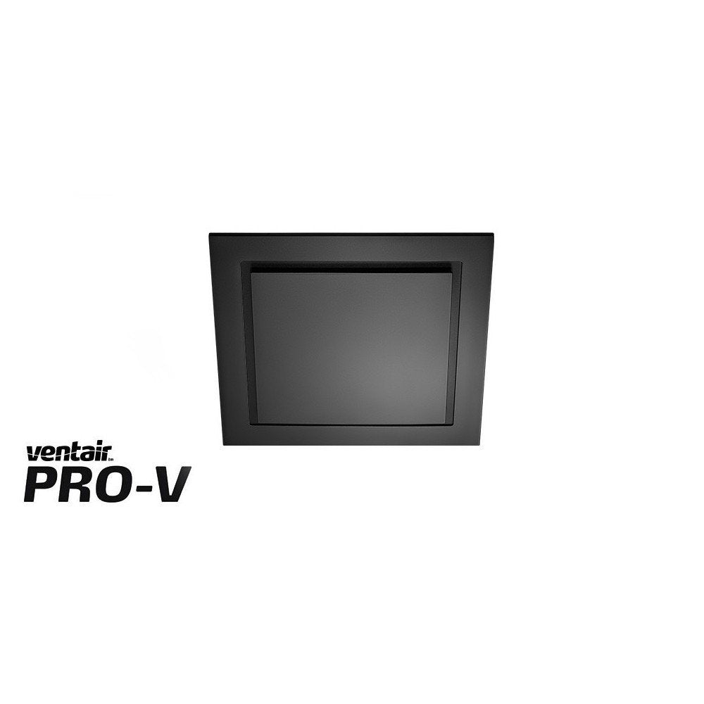 Airbus 200 Exhaust Fan with Black Square Fascia