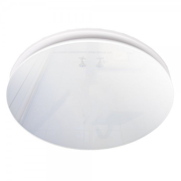 Airbus 200 Exhaust Fan with White Round Glass Fascia