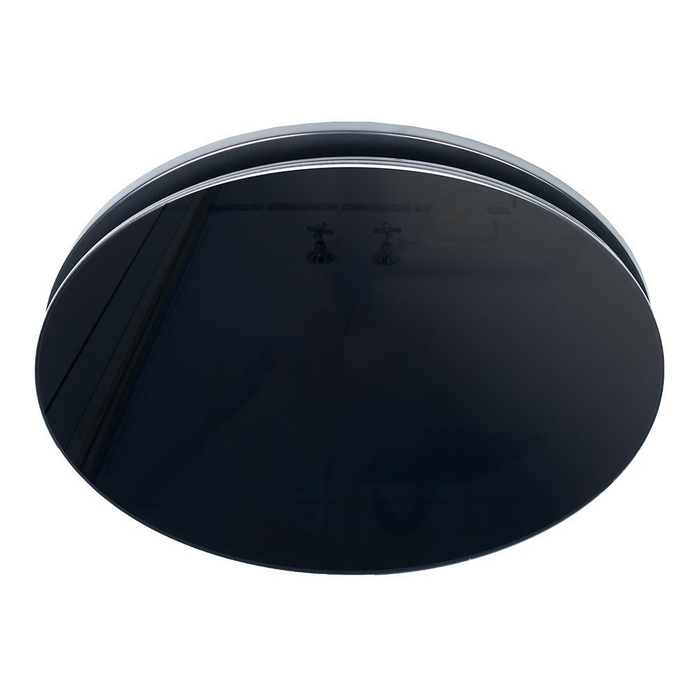 Airbus 200 Exhaust Fan with Black Round Glass Fascia