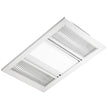 Airbus 3 in 1 Exhaust Fan and Light with Fan Heater in White