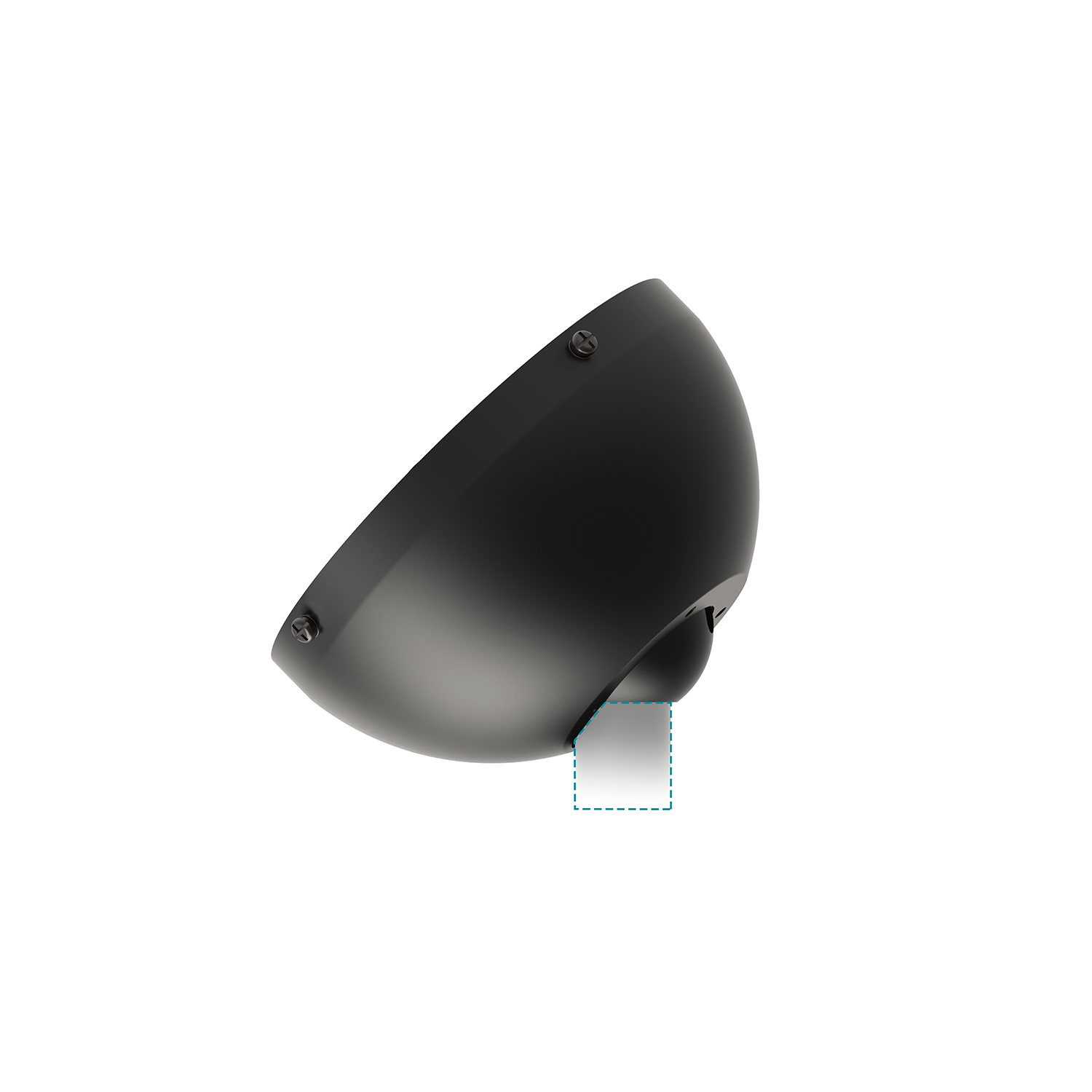 Angle Ceiling Fan Canopy 40 Degree To Suit All Martec Fans With 26mm Downrods Matt Black