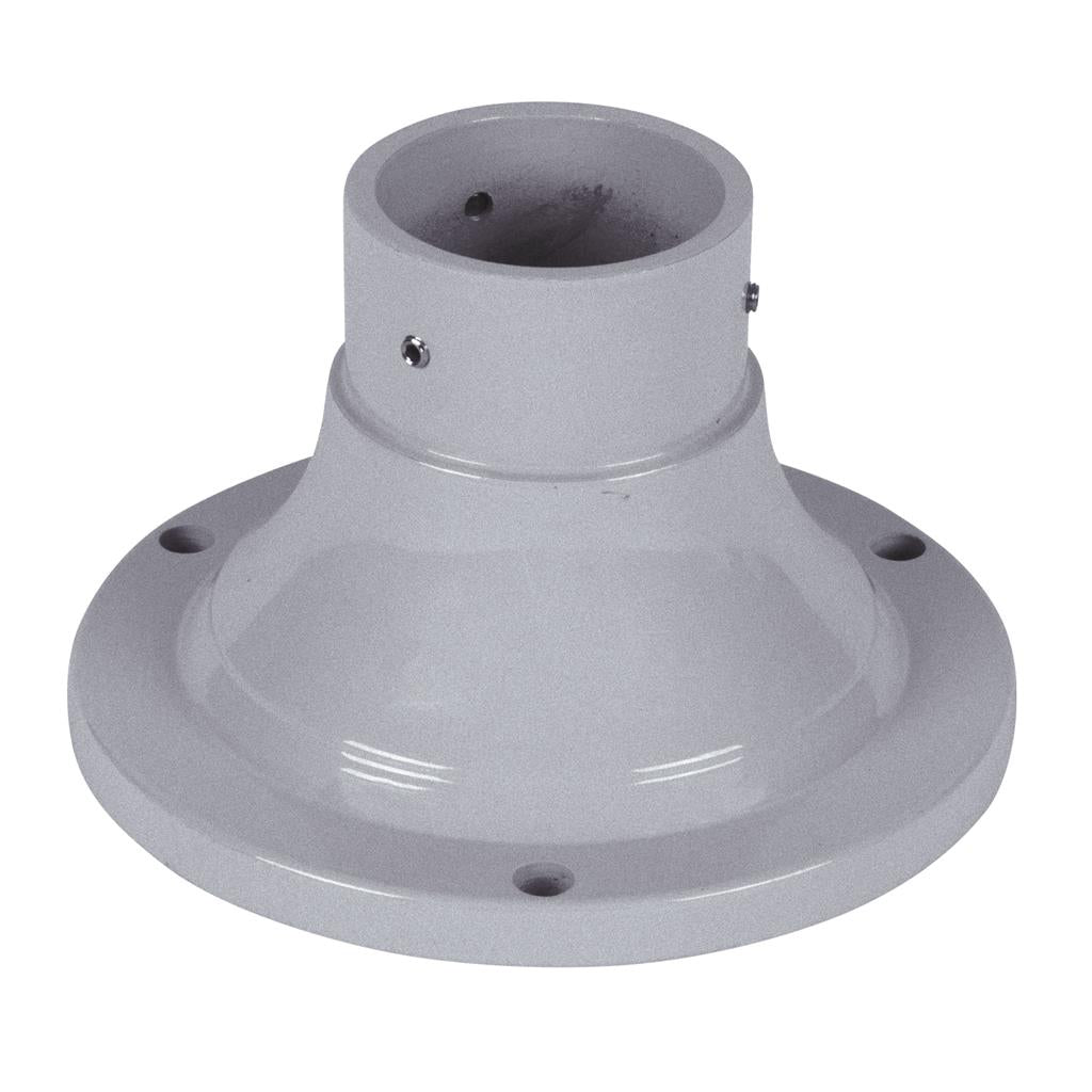 bb 100 aluminium bollard base 60mm 76mm outer diameter post powder coated