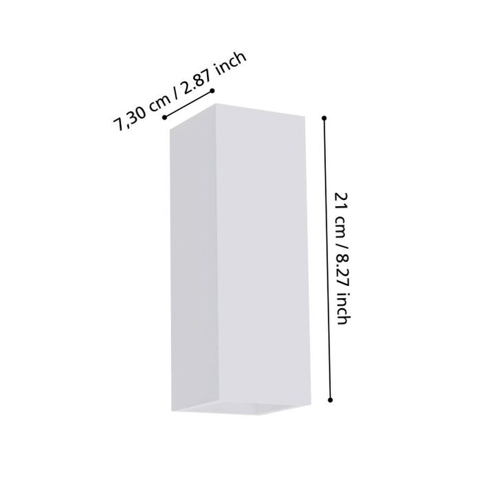 Blake Wall Light 2X5W GU10 Tri-Colour White