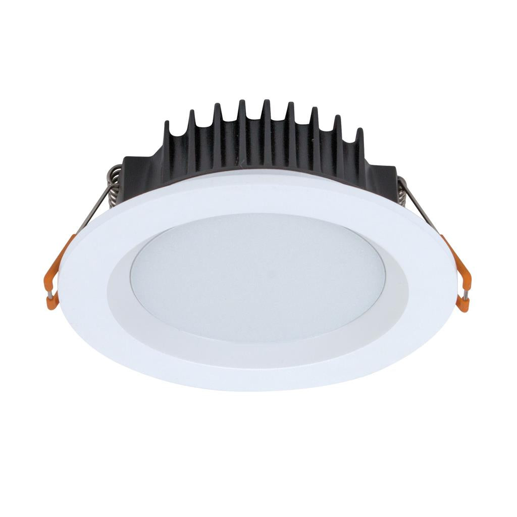 boost 10 rnd 10w dimmable cct switchable led downlight satin white