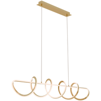 Thumbnail for Bulbul Brass 80W 1500mm CCT Linear Spiral LED Pendant