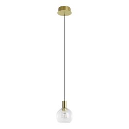 Terque Hanging Light 1X5.4W LED 3000K Matt Brass