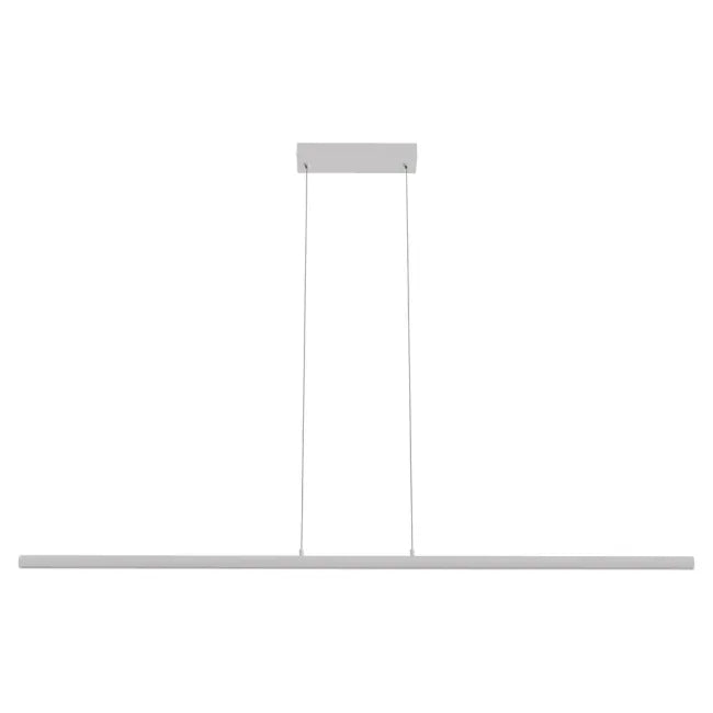 Aeris 1500mm Fluted Linear LED Pendant Clear Cord 52W Tri Colour Non Dimmable White 2M Drop IP20