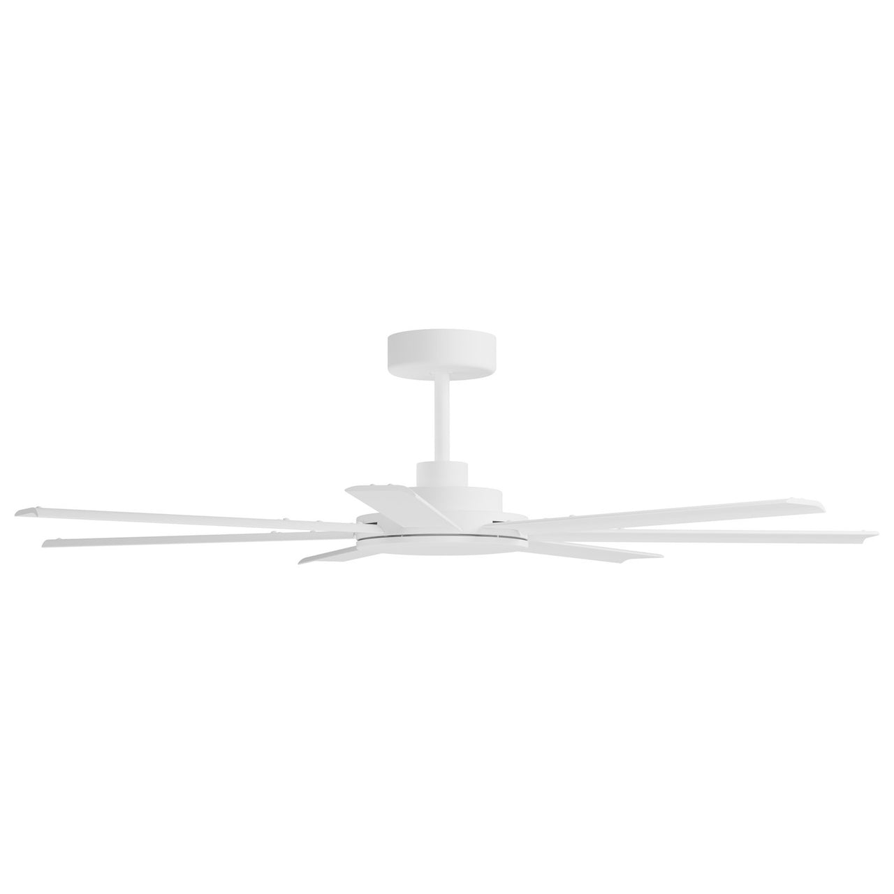 Calibo Alula 60" (1524mm) 7 Blade Indoor/Outdoor DC Ceiling Fan & Remote White