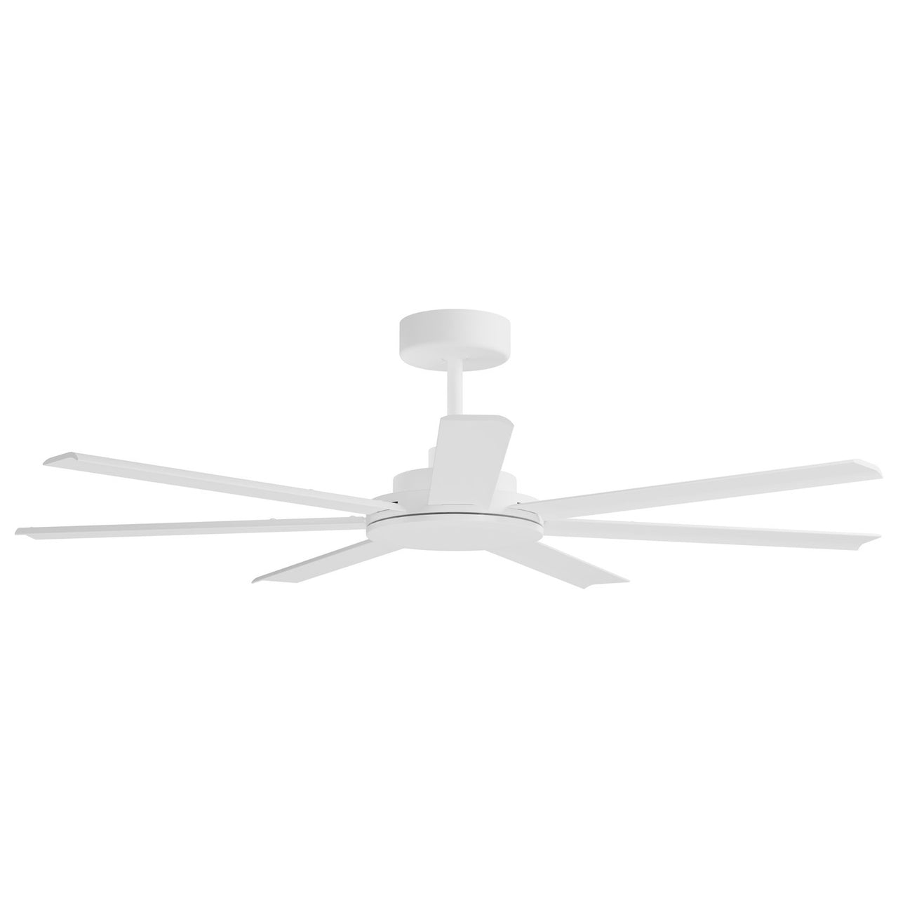 Calibo Alula 60" (1524mm) 7 Blade Indoor/Outdoor DC Ceiling Fan & Remote White