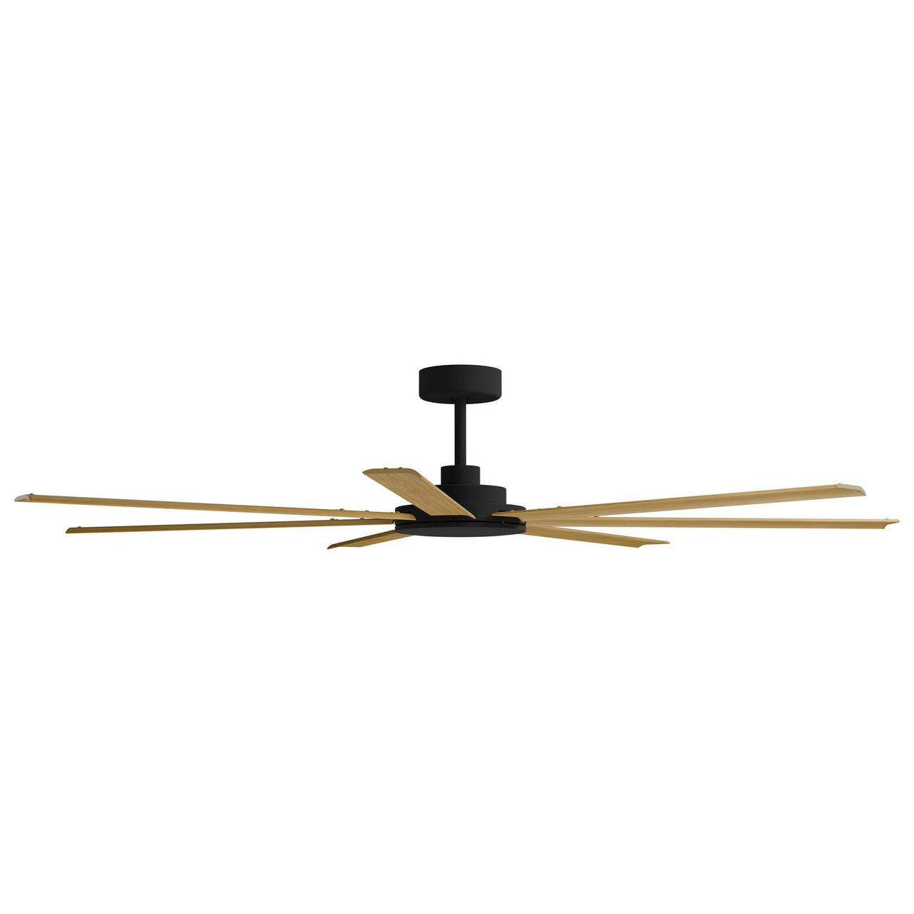 Calibo Alula 80" (2032mm) 7 Blade Indoor/Outdoor DC Ceiling Fan & Remote in Teak