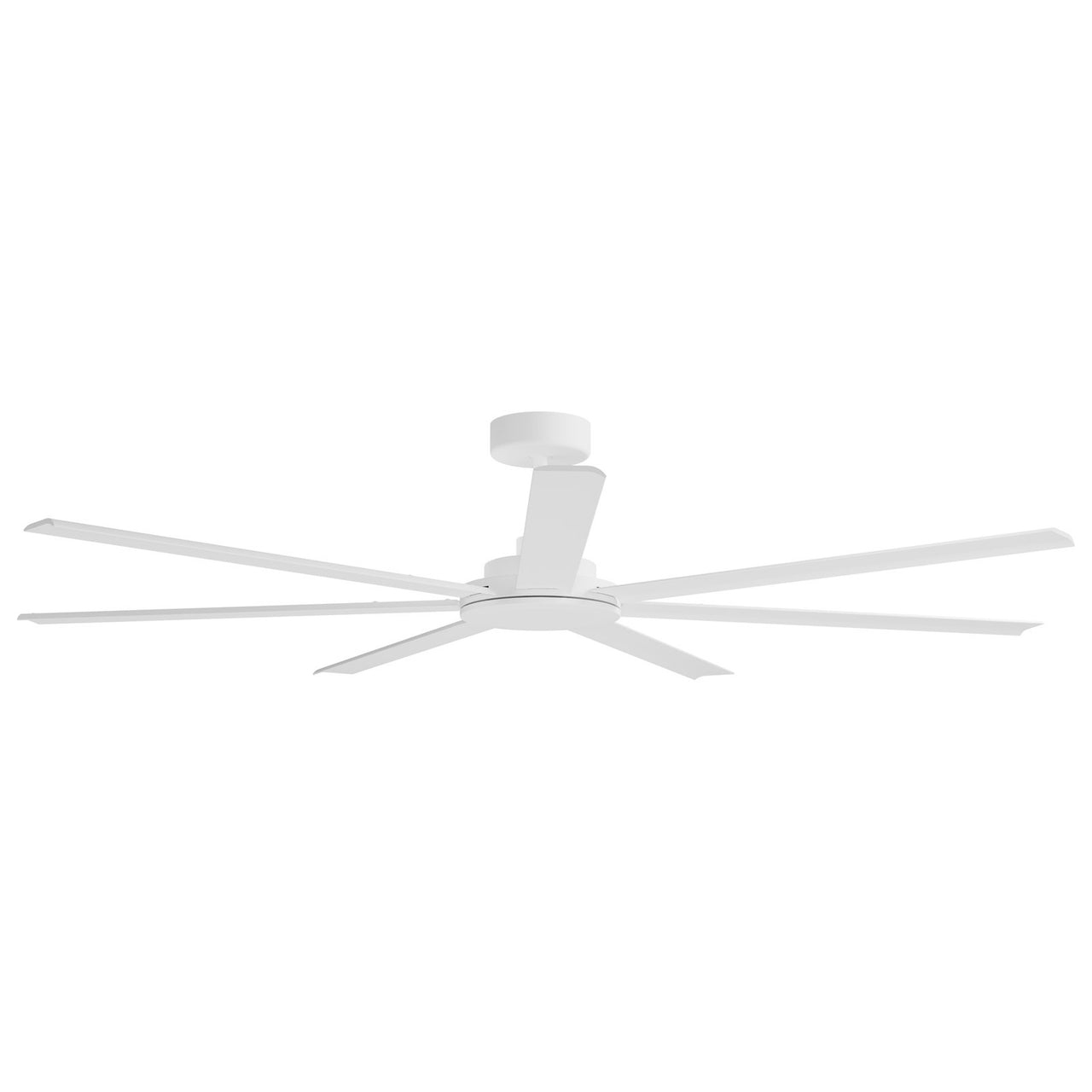 Calibo Alula 80" (2032mm) 7 Blade Indoor/Outdoor DC Ceiling Fan & Remote in White