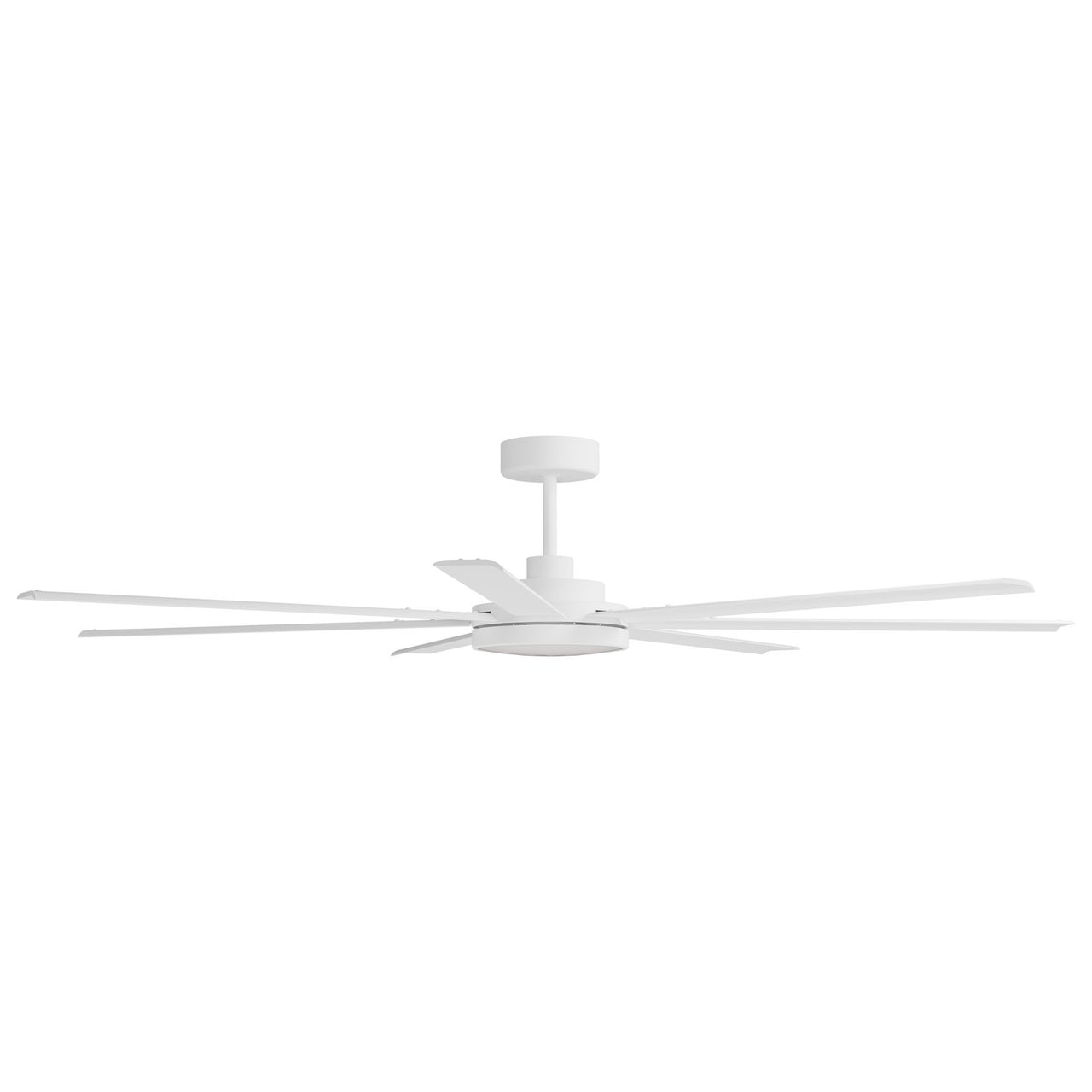 Calibo Alula 80" (2032mm) 7 Blade Indoor/Outdoor DC Ceiling Fan with 24W Light & Remote in White