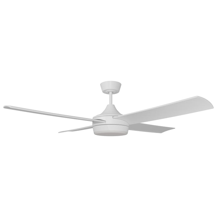 Calibo Breeze Silent ABS AC Ceiling Fan with 24W LED Light and Remote in White