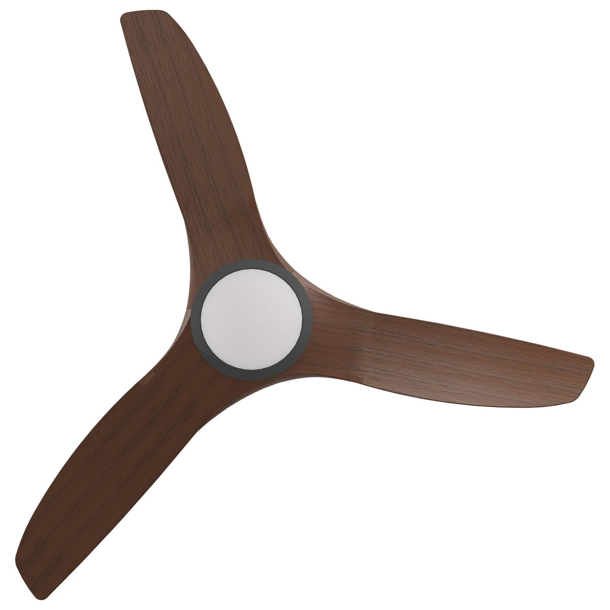 Calibo Smart CloudFan ABS DC Ceiling Cloud Fan with 20W CCT LED Light and Remote in Black with Koa