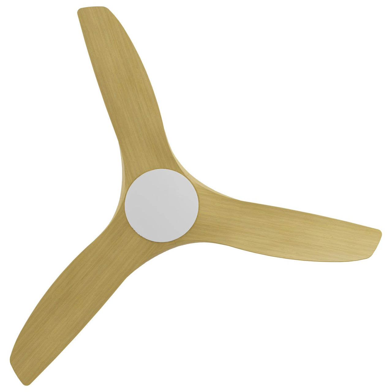 Calibo Smart CloudFan ABS Energy Efficient DC Ceiling Cloud Fan and Remote in White with Bamboo