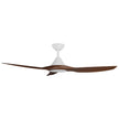 Calibo Smart CloudFan ABS Energy Efficient DC Ceiling Cloud Fan and Remote in White with Koa